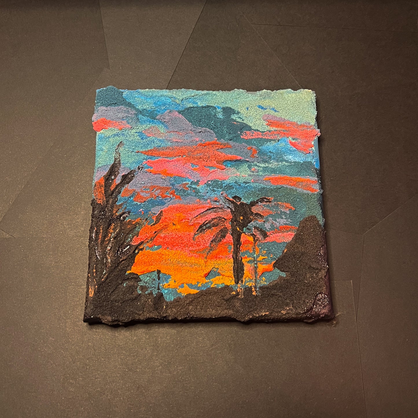 Sunset Palms Original Artwork