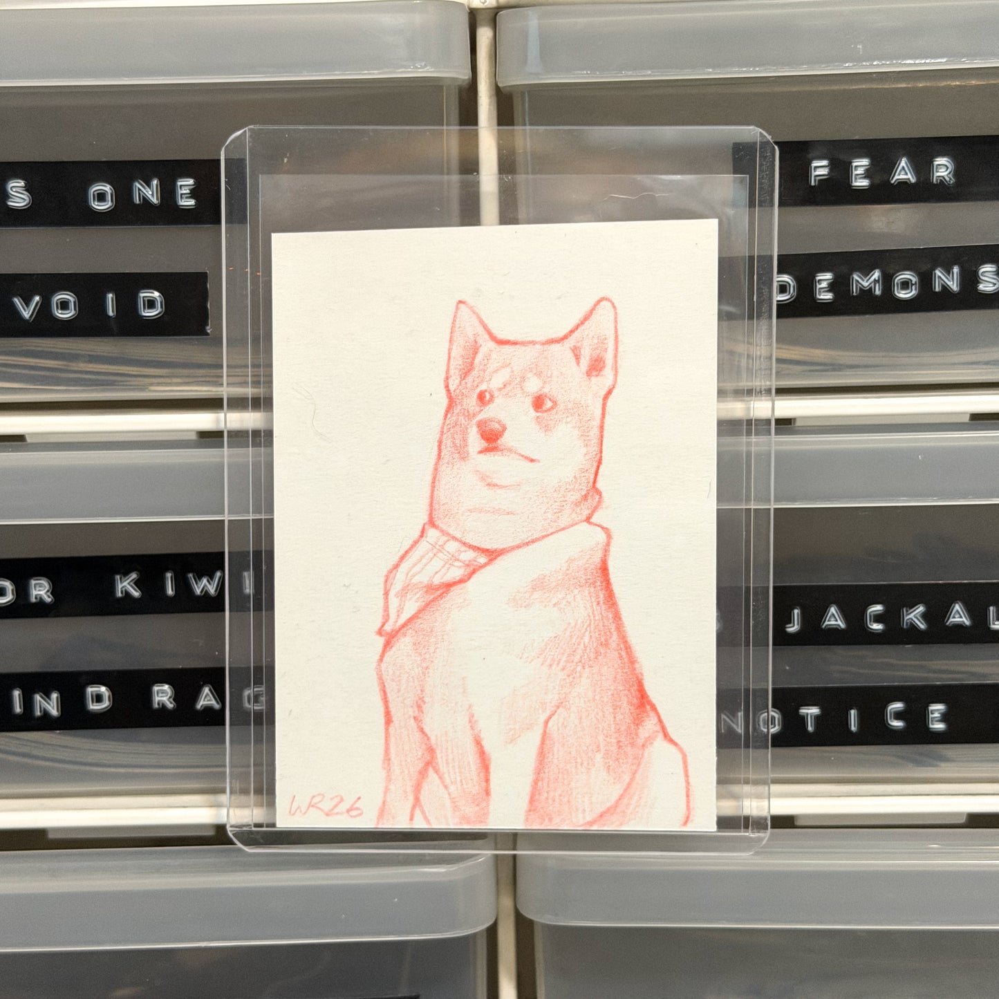 Haru Side Eye ACEO Original Artwork