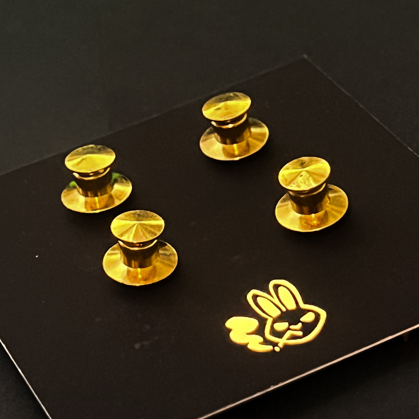 Stickbunny Left/ Right Brain BFF Hard Enamel Pin Set PREORDER