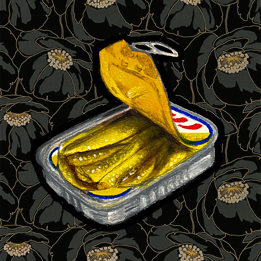 Sardines with Mustard Sticker
