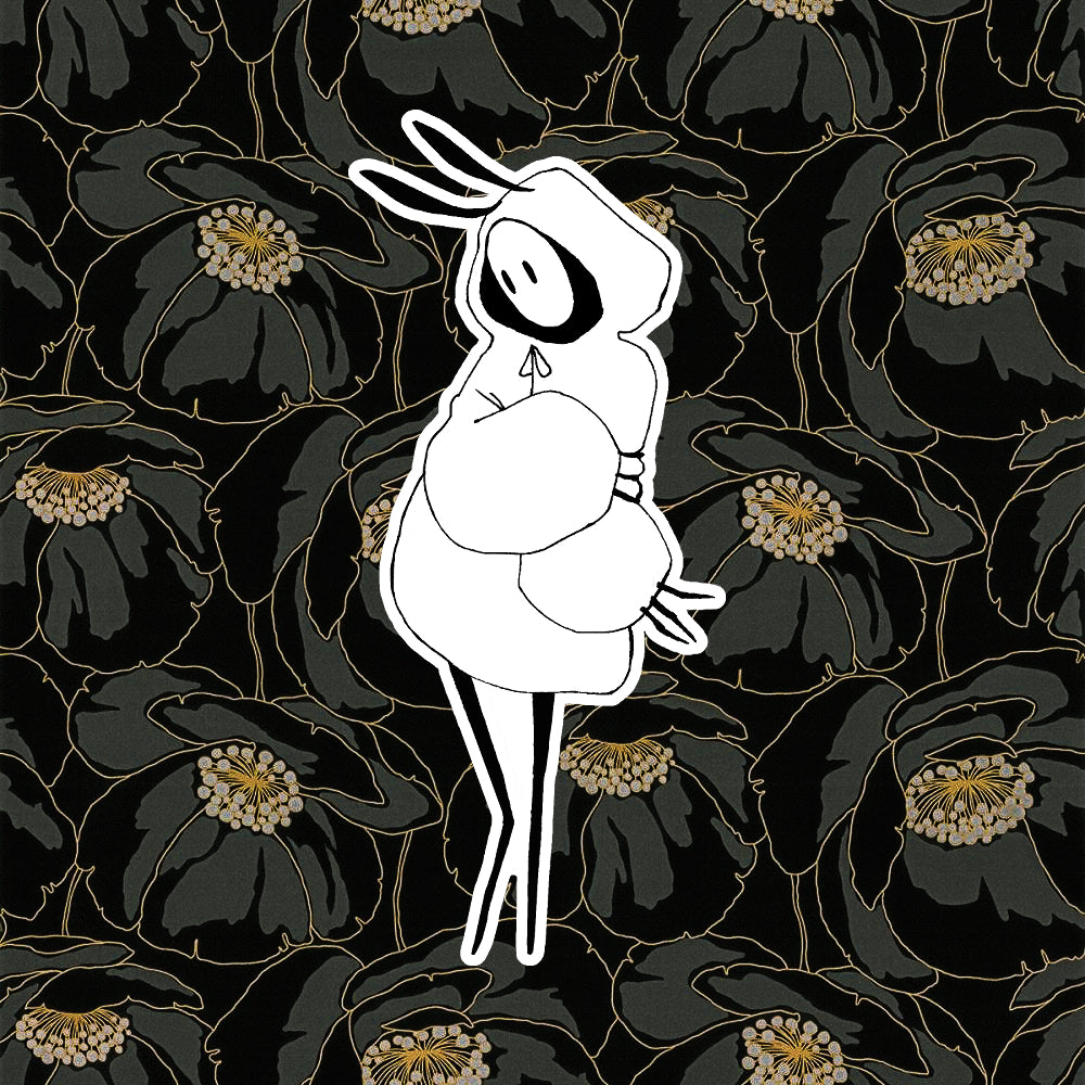 Stickbunny Left Brain Sticker
