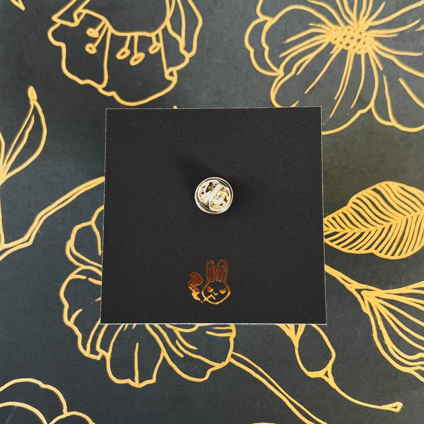White Rabbit Hard Enamel Pin