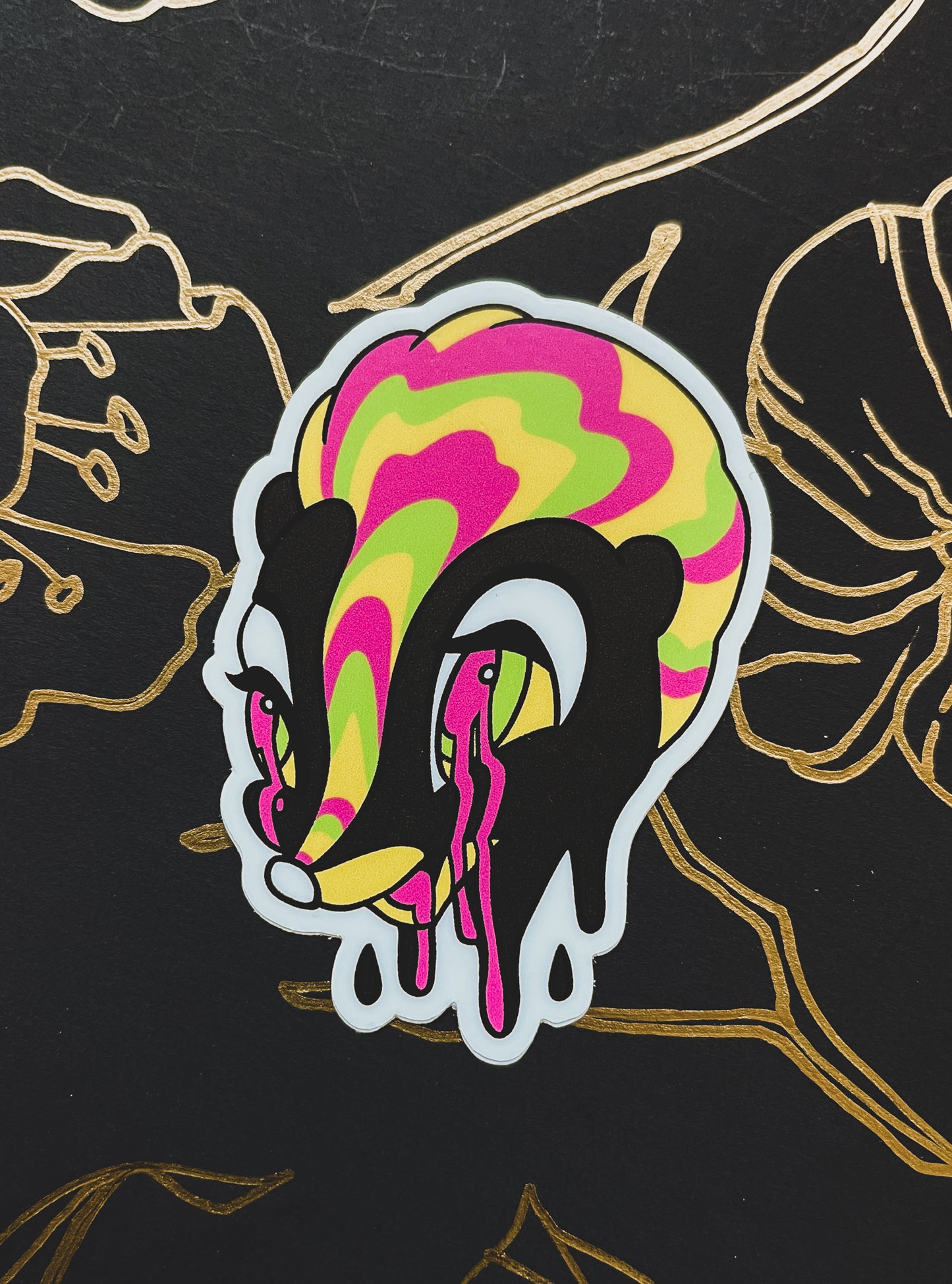 Flower Drip Sticker