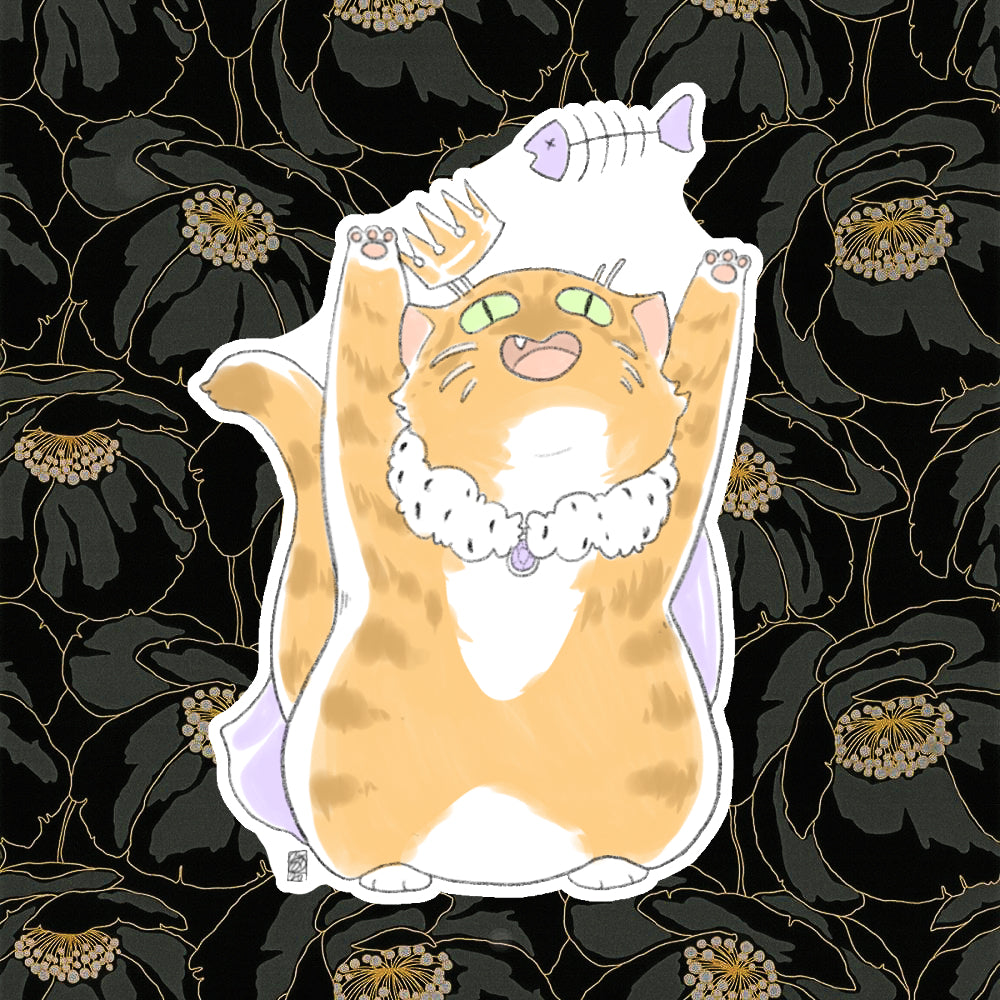 King of Fishies Sticker