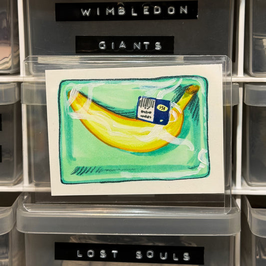 What a Waste ACEO Original Artwork