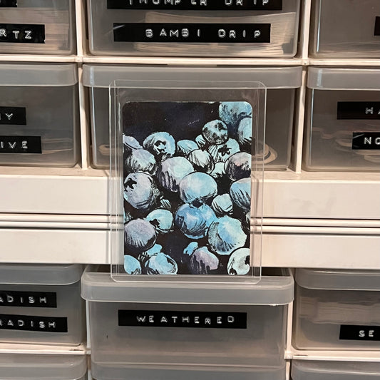 Blueberries ACEO Original Artwork