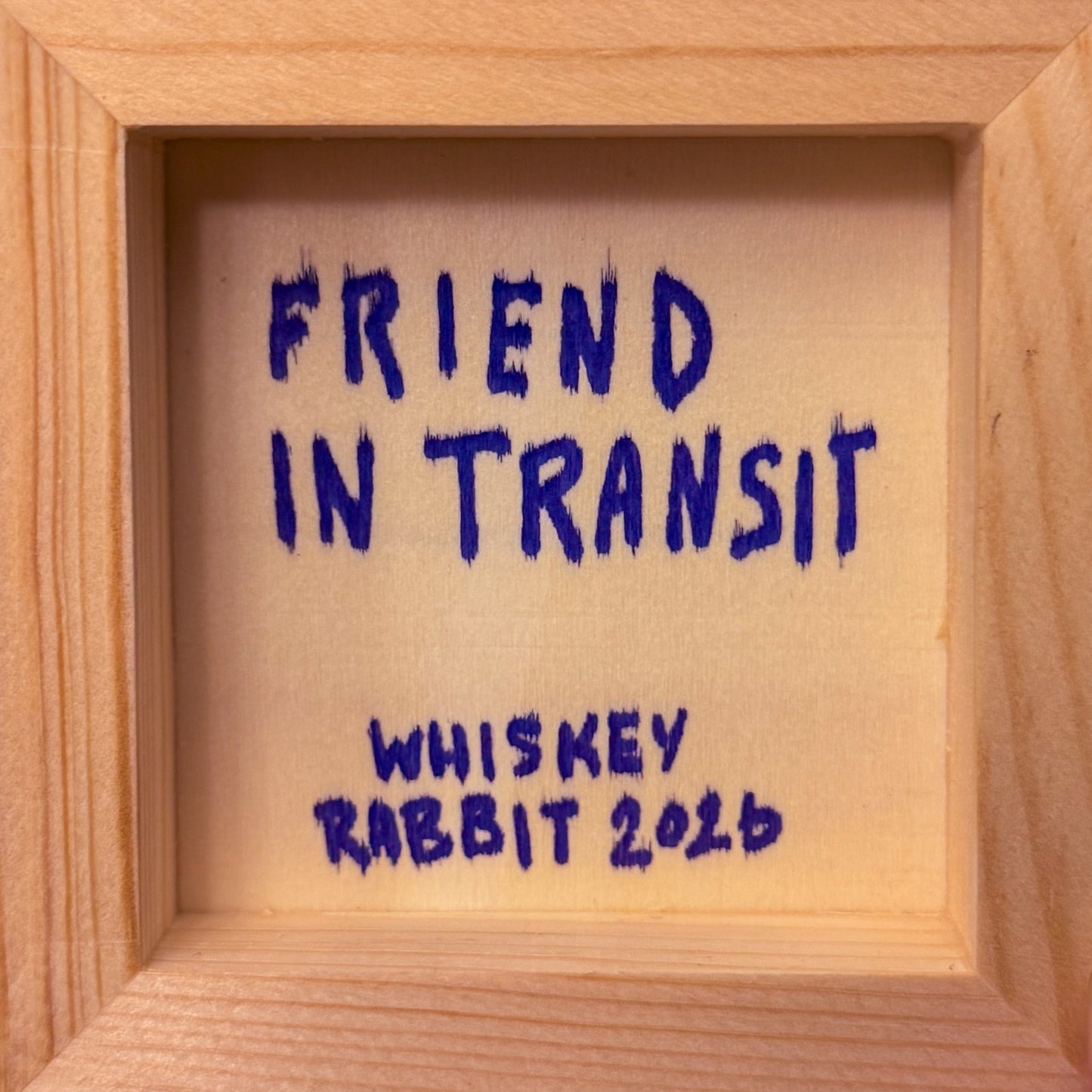 Friend in Transit Original Artwork