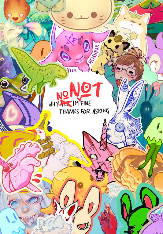 StickerBomb Color Reusable Sticker Book **PRE-ORDER**