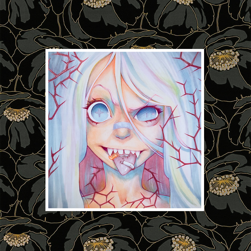 Adorned Art Print – Whiskey Rabbit