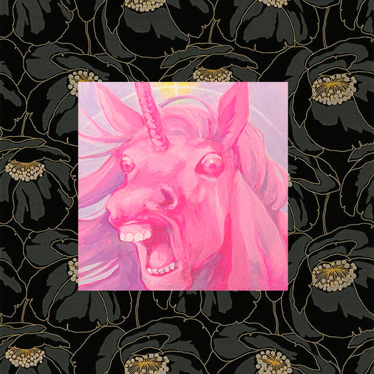Angry Unicorn Sticker