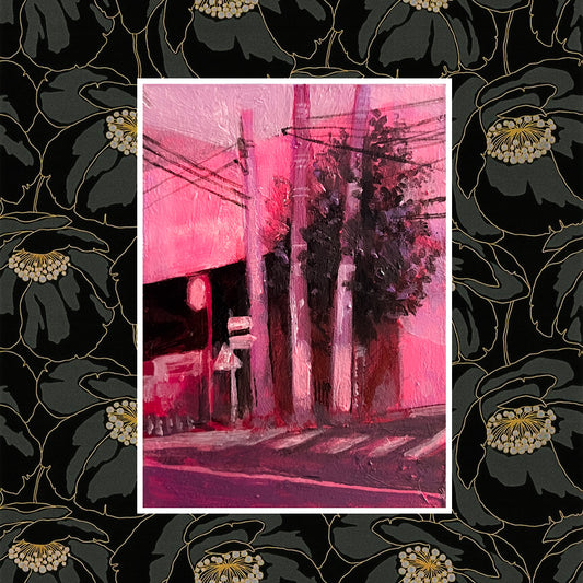 Blush Corner Art Print