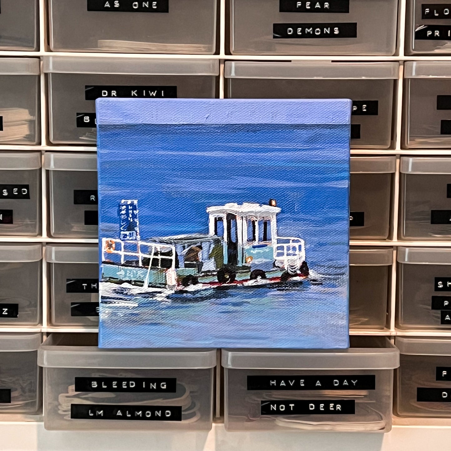 Fishing with a Ghost Original Artwork