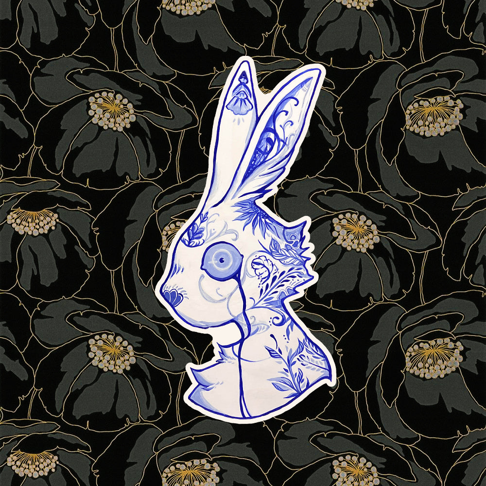 Delicate Sticker – Whiskey Rabbit