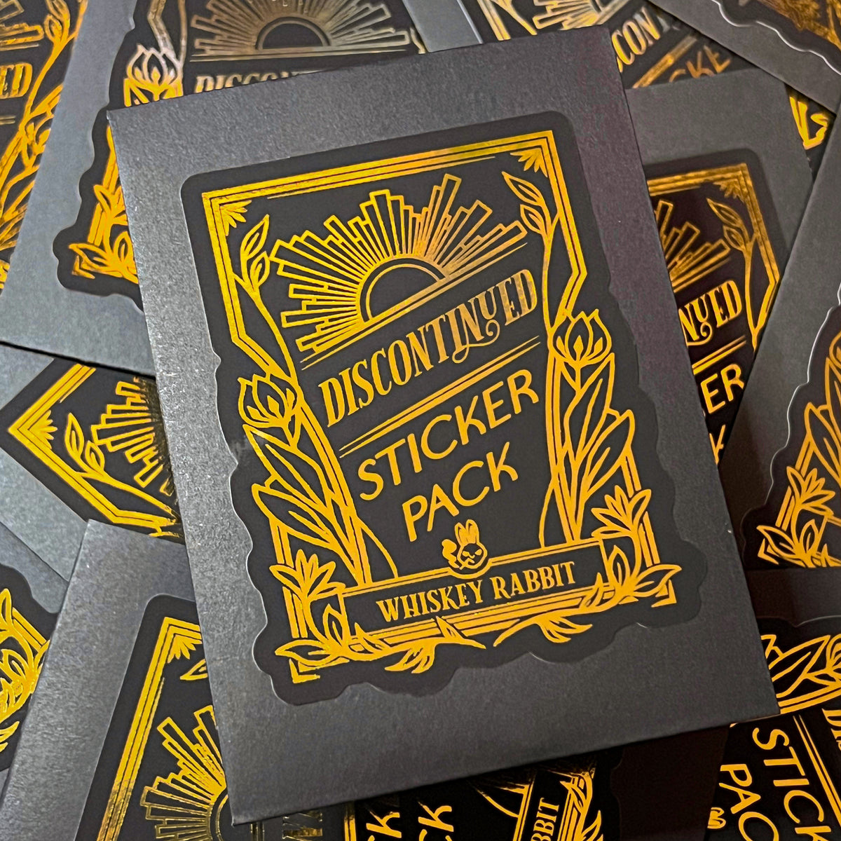 Discontinued Sticker Examples DISCONTINUED Mystery Sticker Pack – Whiskey Rabbit