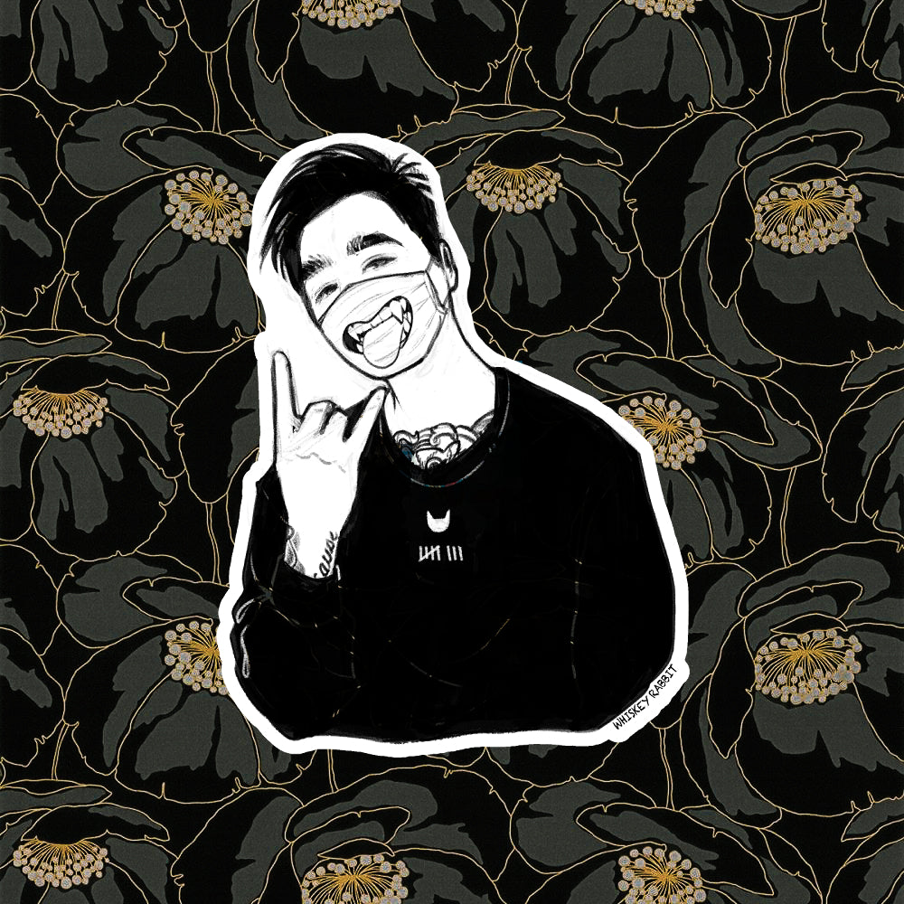Horns Sticker