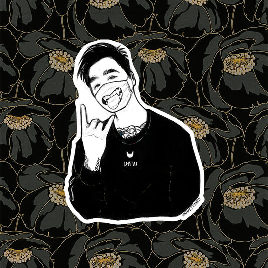 Horns Sticker