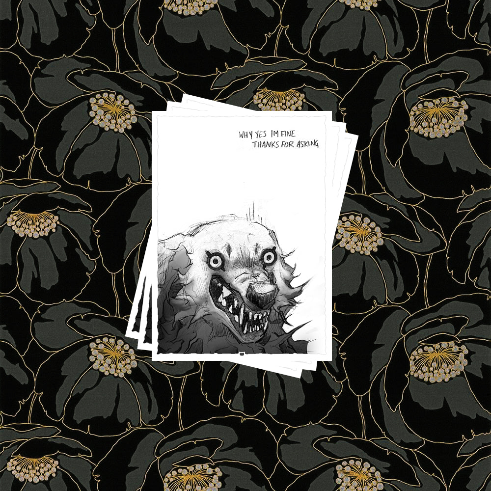 Card Sleeves [I'm Fine] Set of 100 Pre-Order