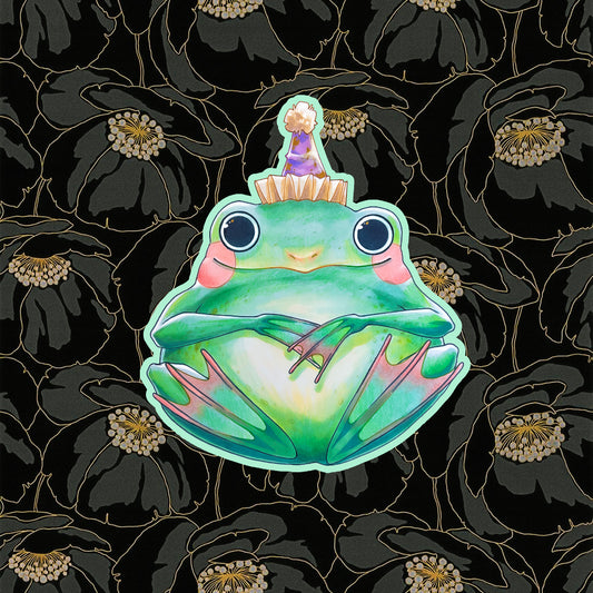 Party Frog Sticker