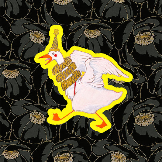 Party Goose Sticker