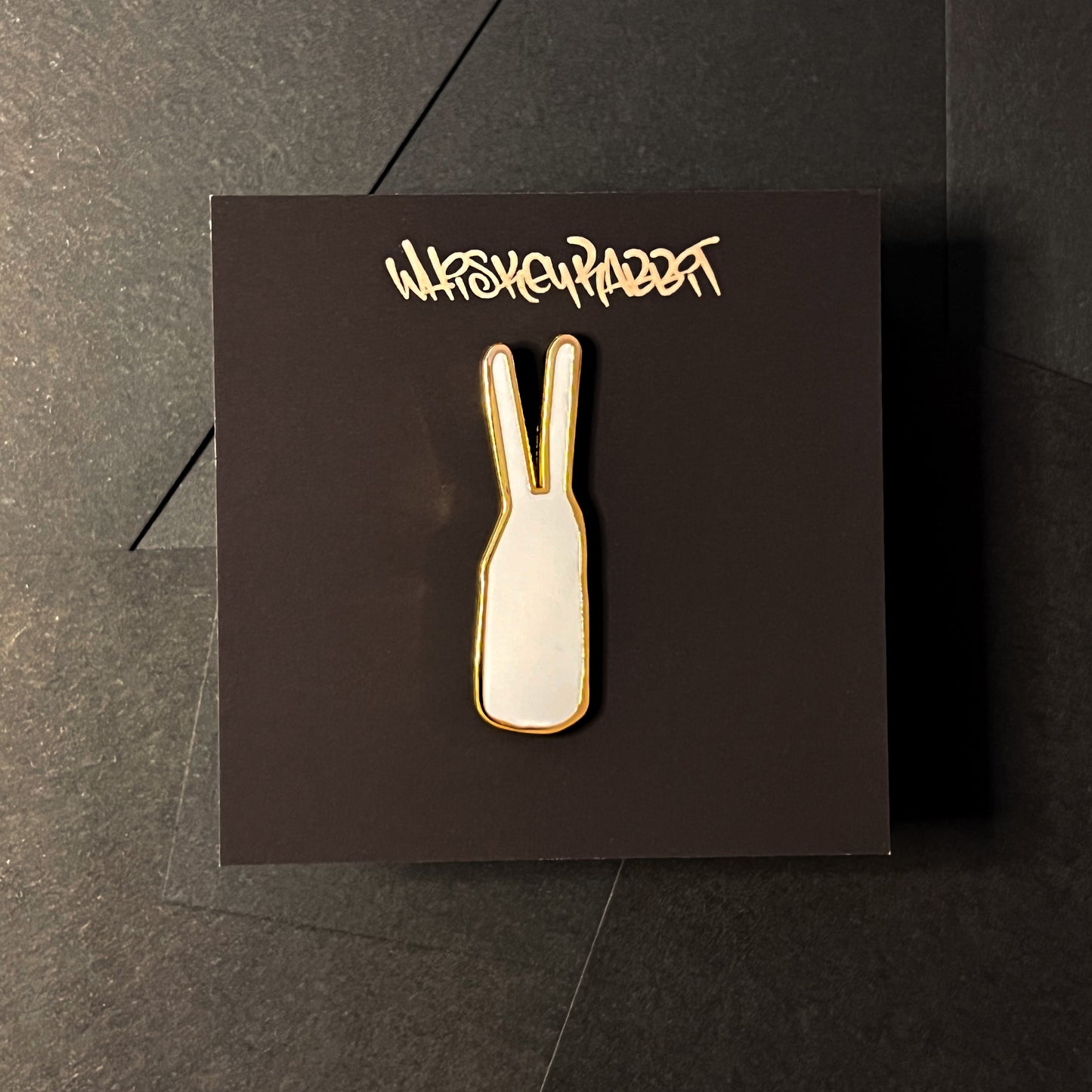 Shadow Bunny Hard Enamel Pin