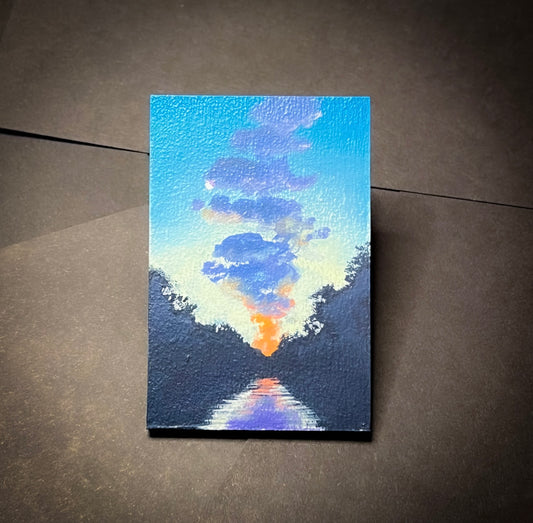 Hills on Fire Original Artwork