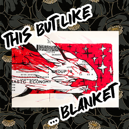 Round Trip Large Plush Throw Blanket **PREORDER**