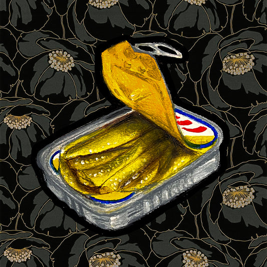 Sardines with Mustard Sticker