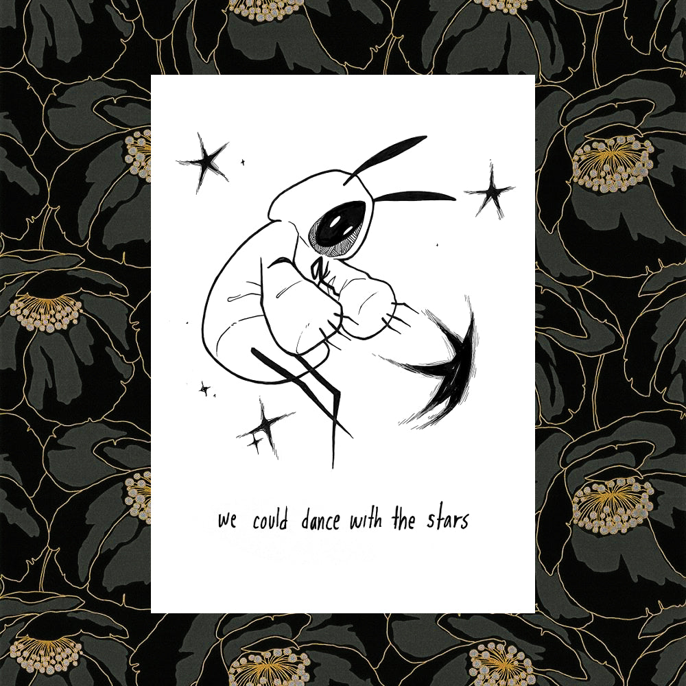 Stickbunny [Stars] Art Print