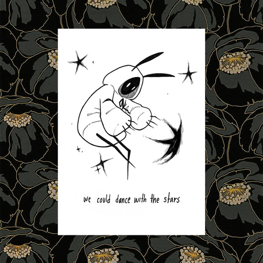 Stickbunny [Stars] Art Print