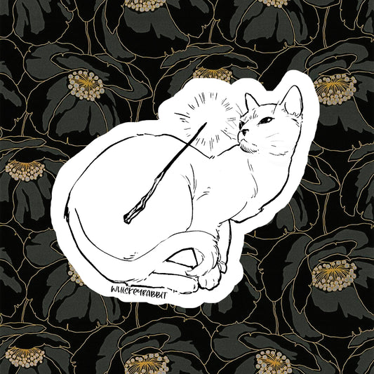 Whiskers and Wands Sticker