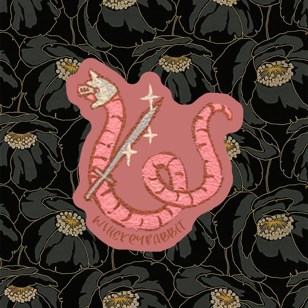 Worm Knight Sticker
