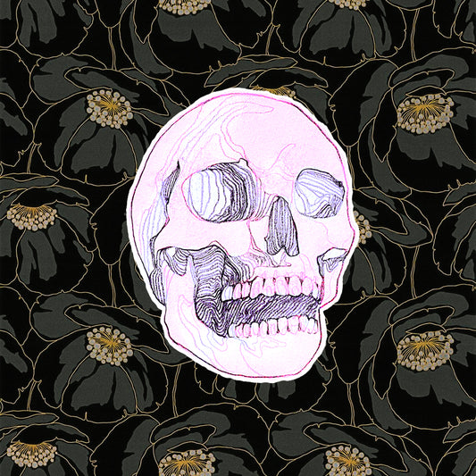 Lavender Bones Sticker