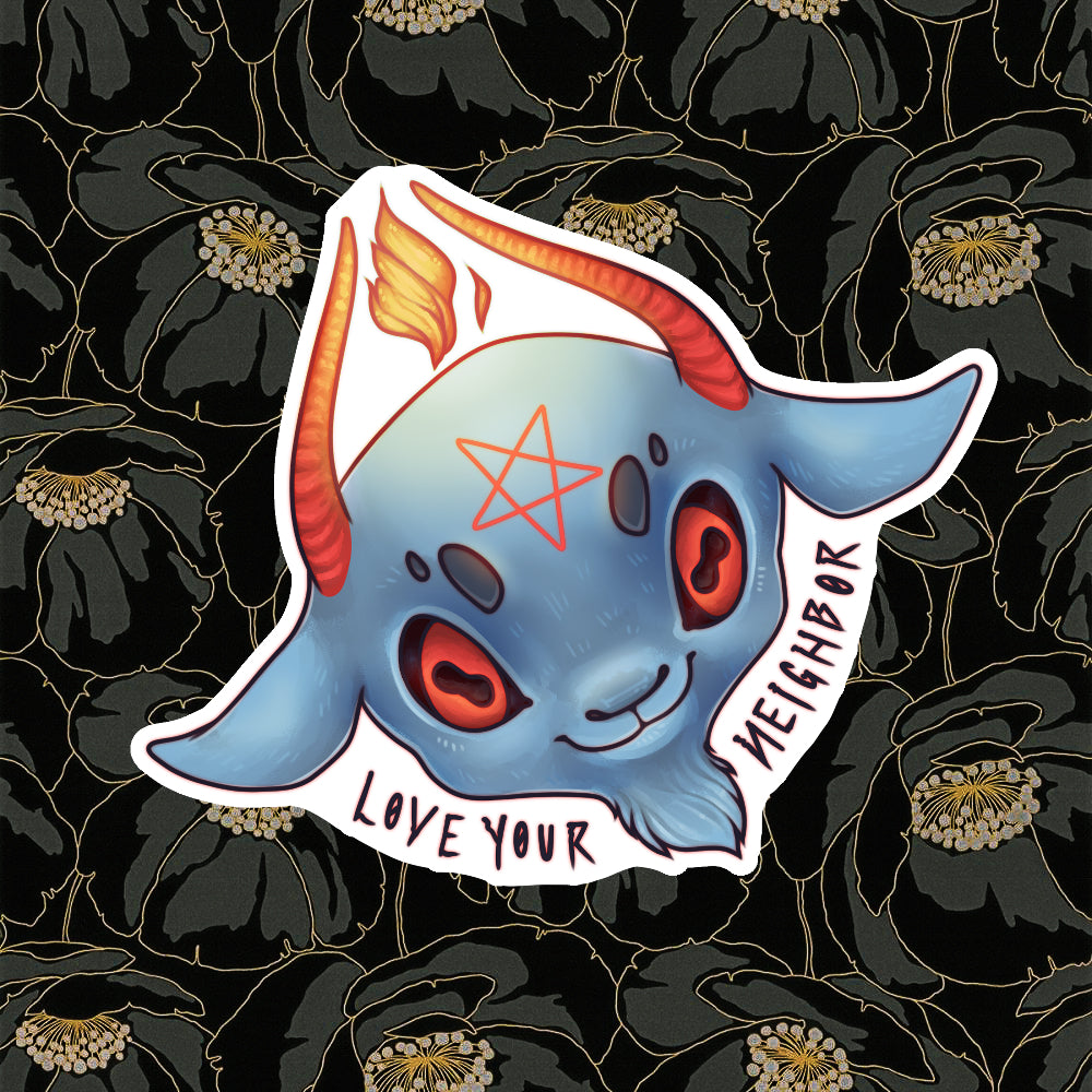 Love Your Neighbor (Tart) Sticker